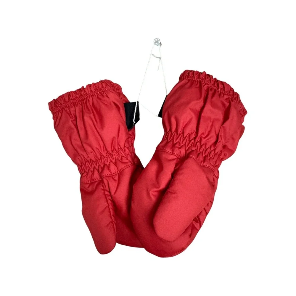 Patagonia Baby Puff Mittens Recycled Polyester Red Winter Warm Infant 0-3m‎ NWOT